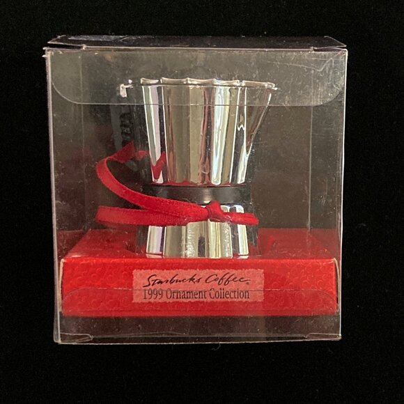 NIB! VTG 1999 Starbucks Moka Pot Coffee Maker / Italian Espresso Percolator - Picture 2 of 11